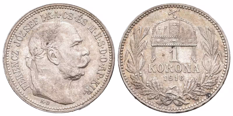 1 Koruna 1916 KB