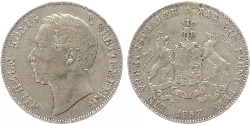 Württemberg, Wilhelm I., 1816 - 1864 — 1