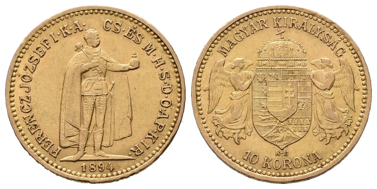 10 Koruna 1894 KB
