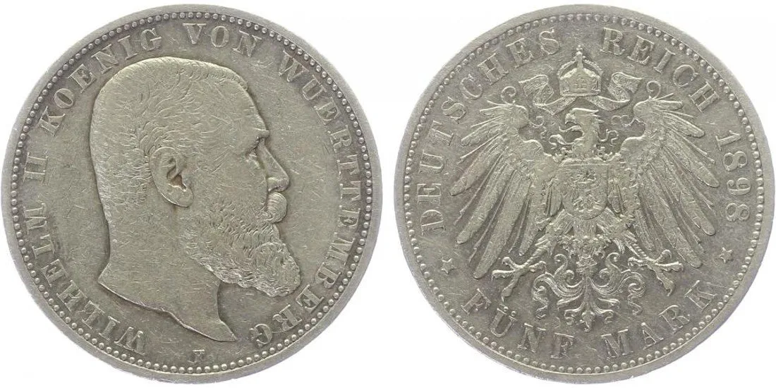 Württemberg, Wilhelm II., 1891 - 1918 — 1