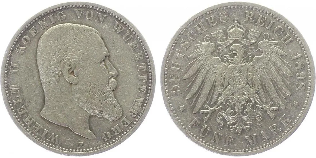 Württemberg, Wilhelm II., 1891 - 1918 — 1