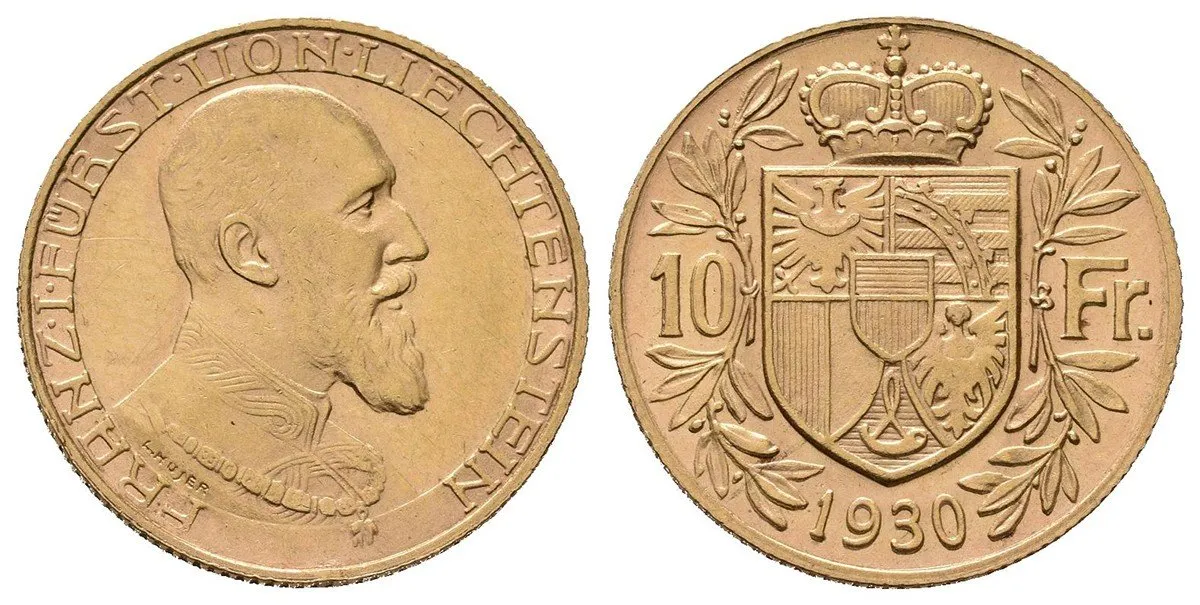 Liechtenstein, Franz II., 1929 - 1938 — 1