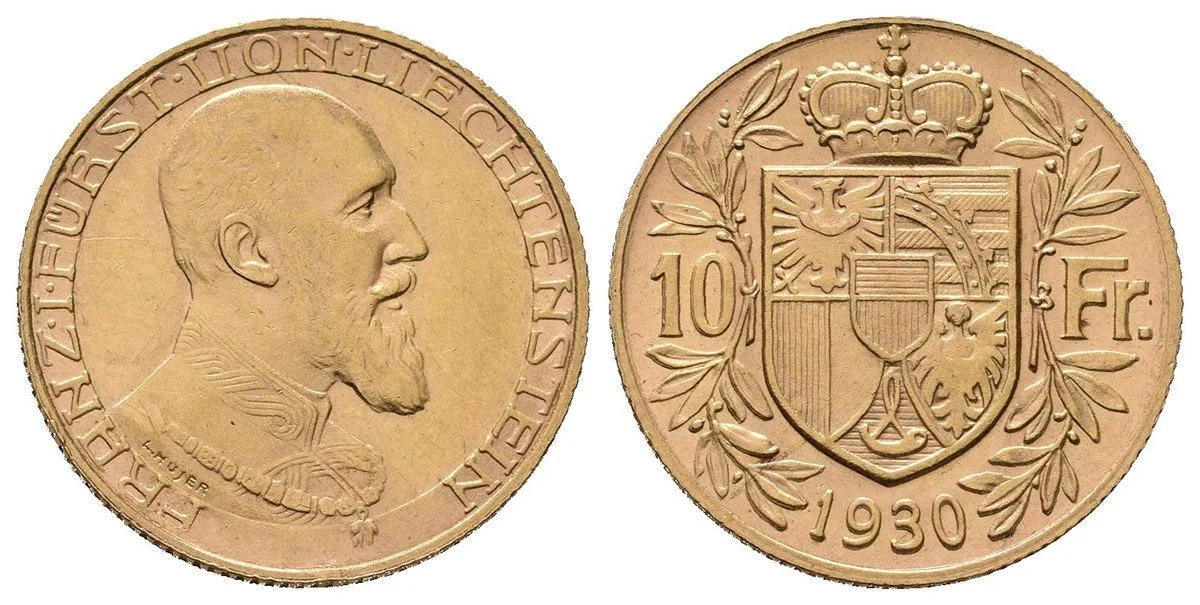 Liechtenstein, Franz II., 1929 - 1938 — 1