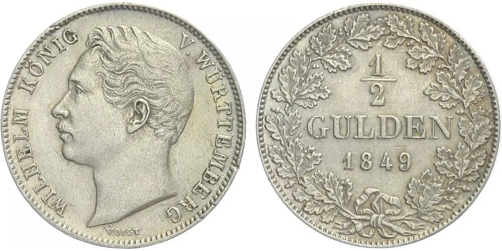 Württemberg, Wilhelm I., 1816 - 1864 — 1