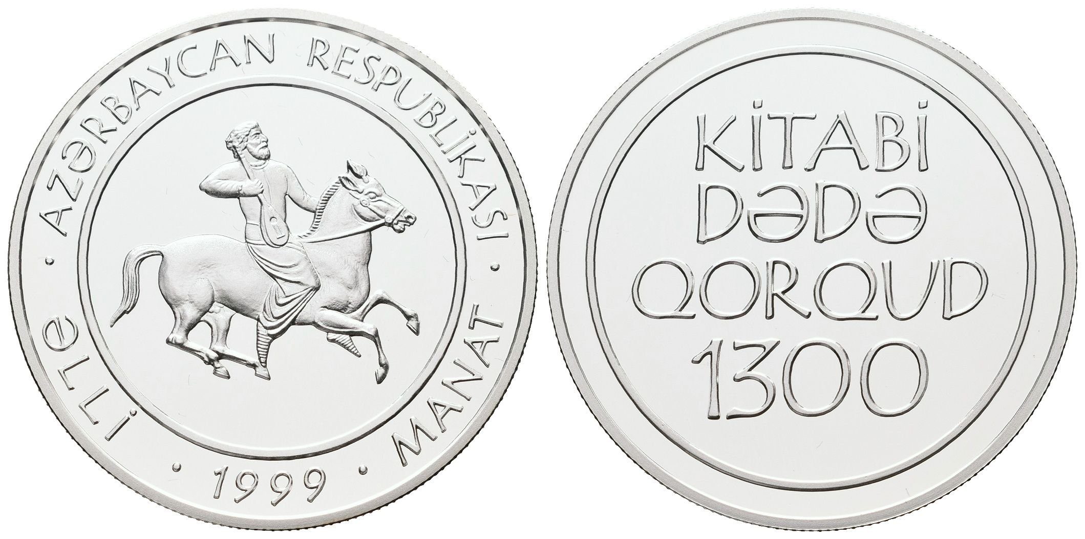 Azerbajdžán, 50 Manat 1999 - Epos Kitabi-Dede Gorgud