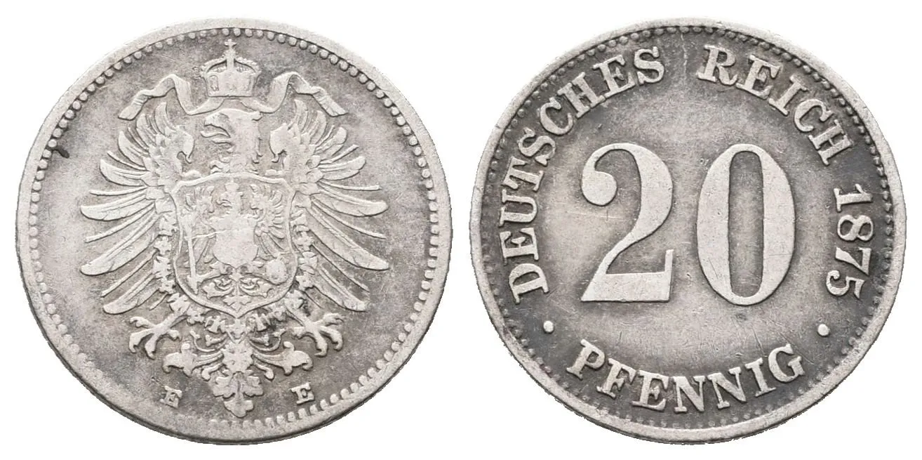 20 Pfennig 1875 E