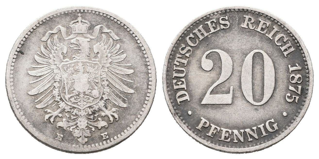20 Pfennig 1875 E