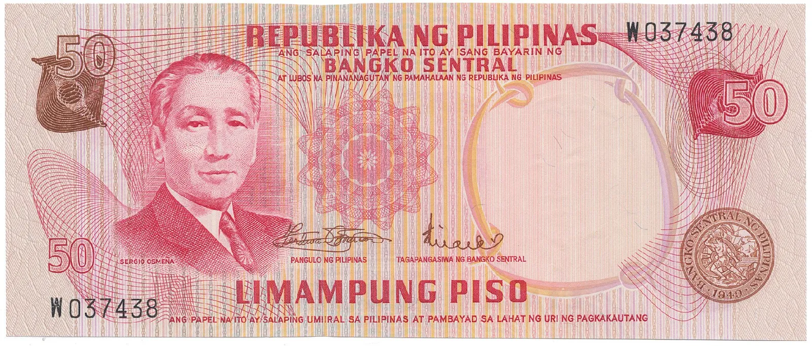 Filipíny, 50 Piso (1970), P.151a