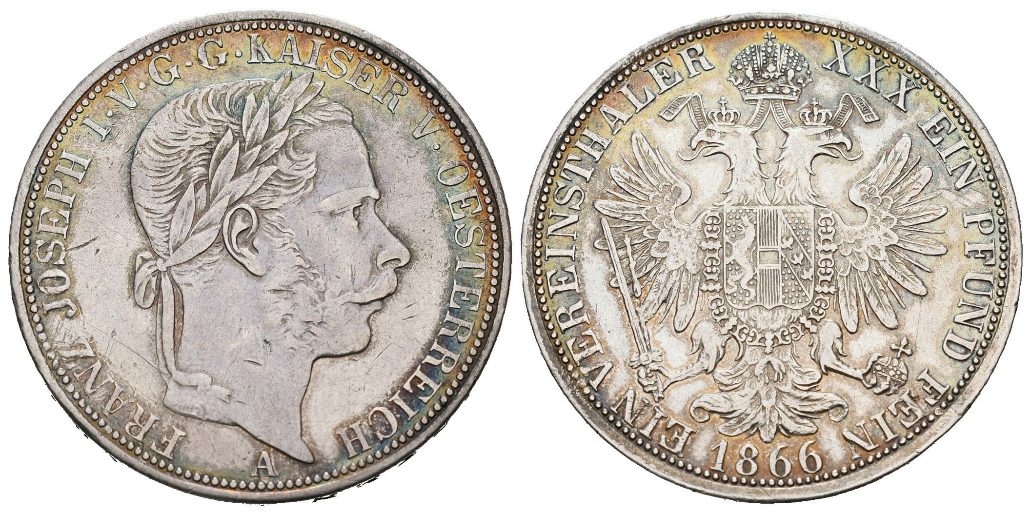 Tolar spolkový 1866 A