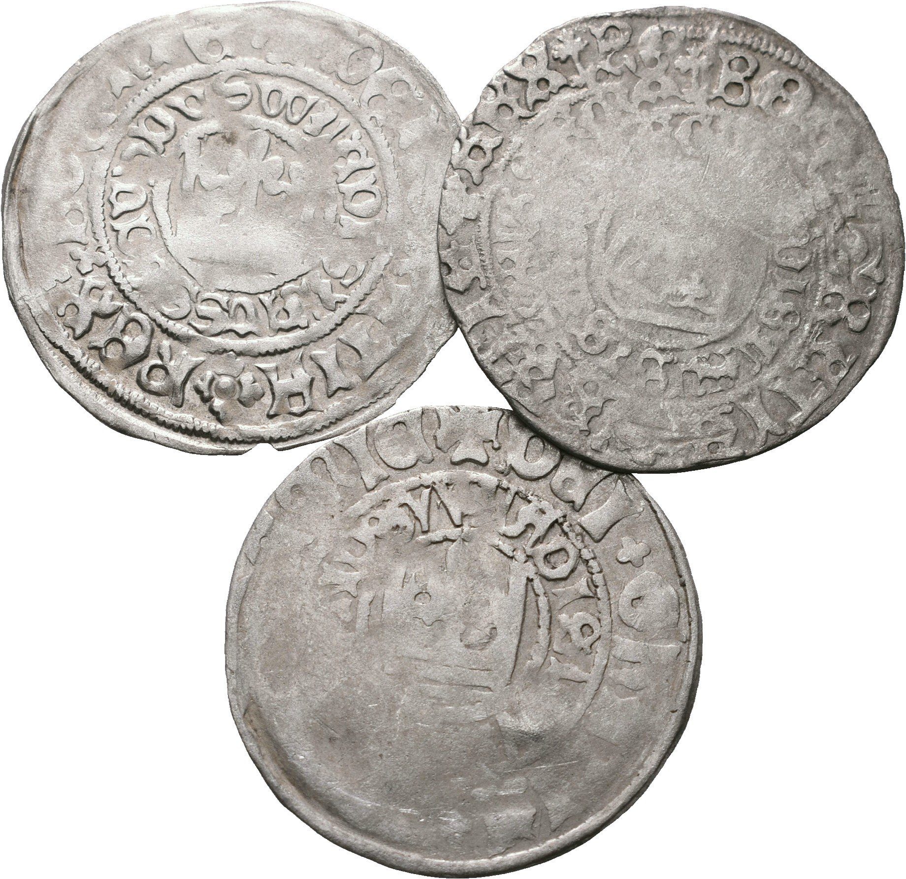 Vladislav II. Jagellonský, Pražský groš, 3 ks