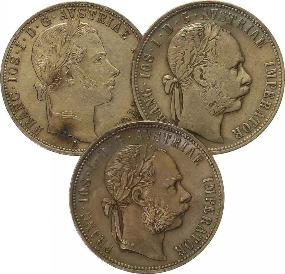 Rakouská a spolková měna, 1857 - 1892 — 1