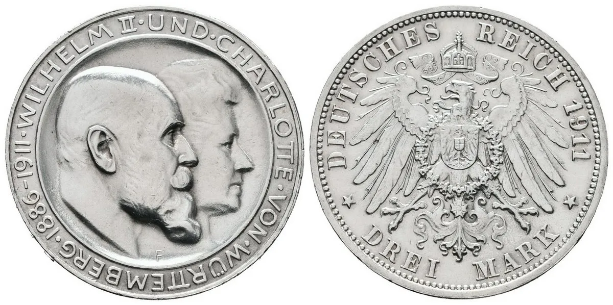 Württemberg, Wilhelm II., 1891 - 1918 — 1