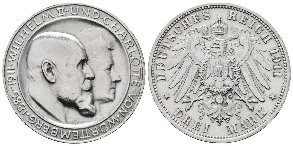Württemberg, Wilhelm II., 1891 - 1918 — 1