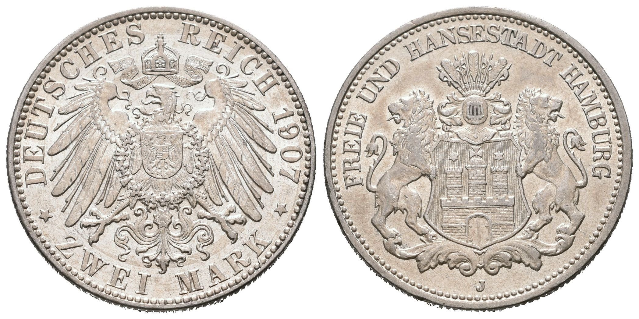 Hamburg, 2 Marka 1907