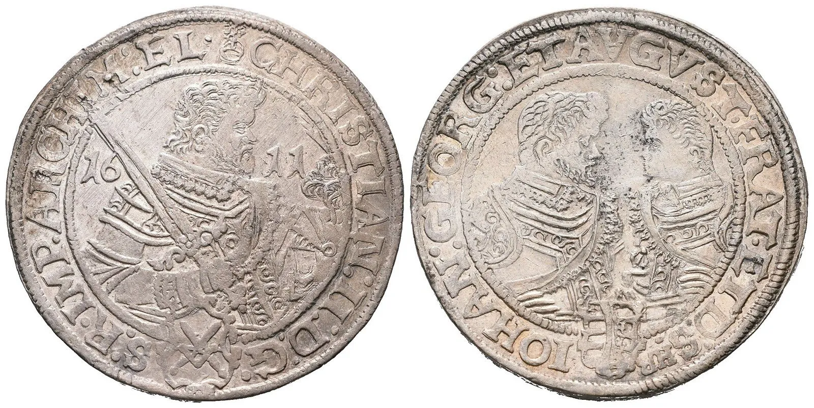 Sasko, Christian II., Johann Georg I. a August, 1591 - 1611 — 1