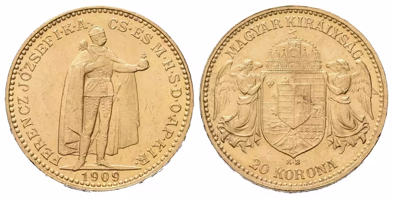 20 Koruna 1909 KB
