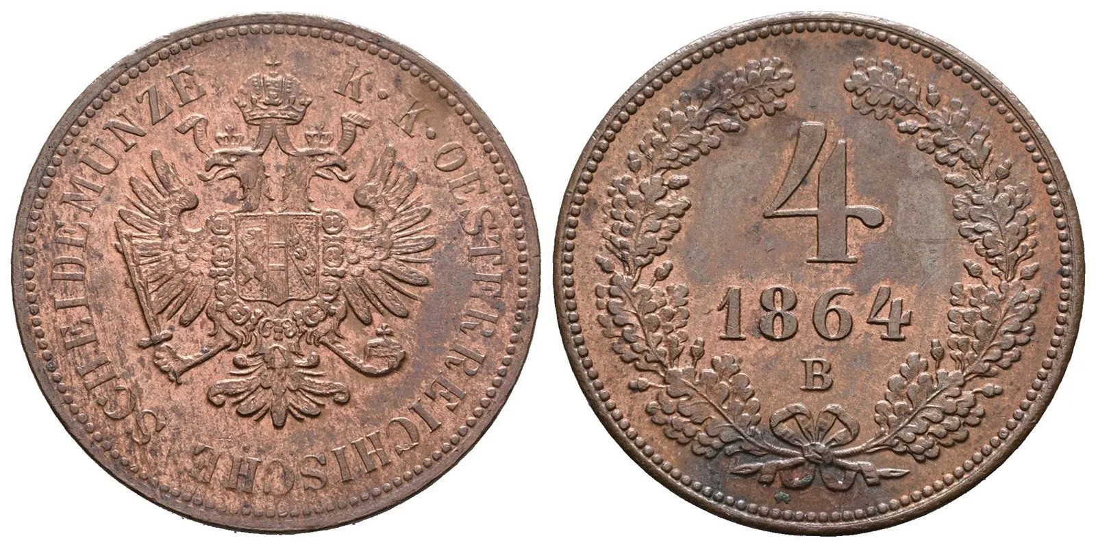 Rakouská a spolková měna, 1857 - 1892 — 1
