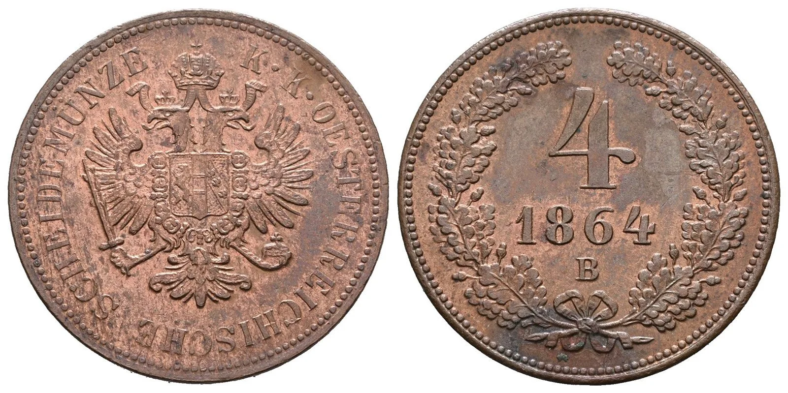 Rakouská a spolková měna, 1857 - 1892 — 1