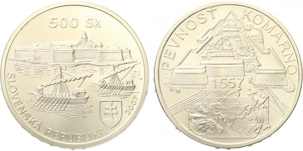 500 Sk 2007 - Pevnost Komárno, běžná kvalita