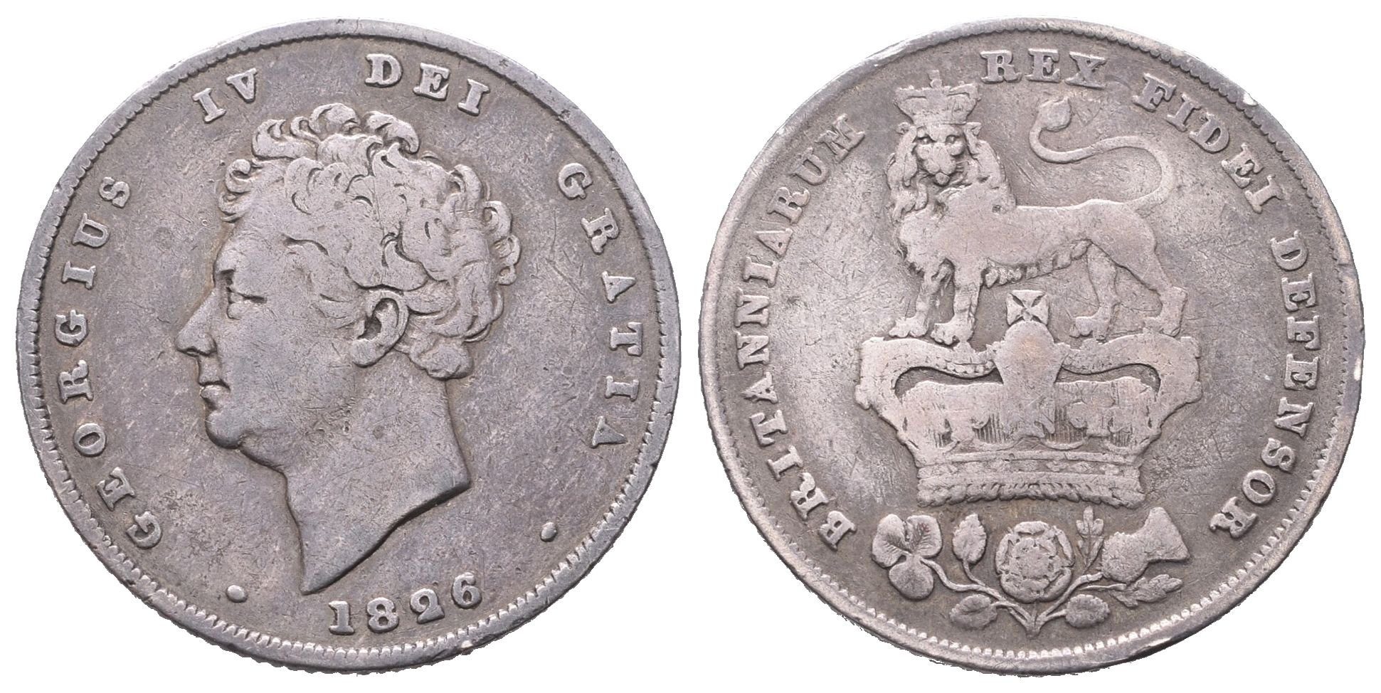 Velká Británie, Shilling 1826
