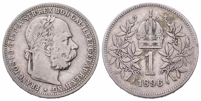 1 Koruna 1896