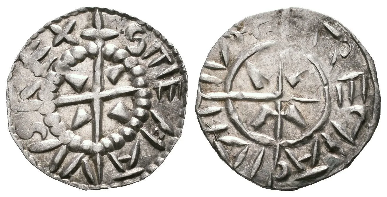 Denár, Husz.1, chybějící litera "P" na Av., — 1