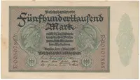 Německo, 500000 Mark 1923, Ro.87b