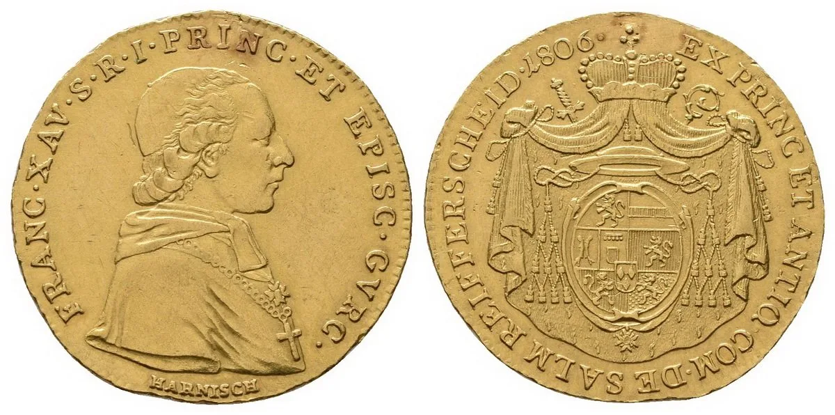 Gurk - biskupství, František Xavier von Salm, 1784 - 1822 — 1