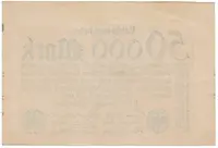Německo, 50000 Mark 1923, Ro.98 - fotografie 2
