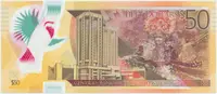 Trinidad a Tobago, 50 Dollars 2015, plastová, P.59 - fotografie 2