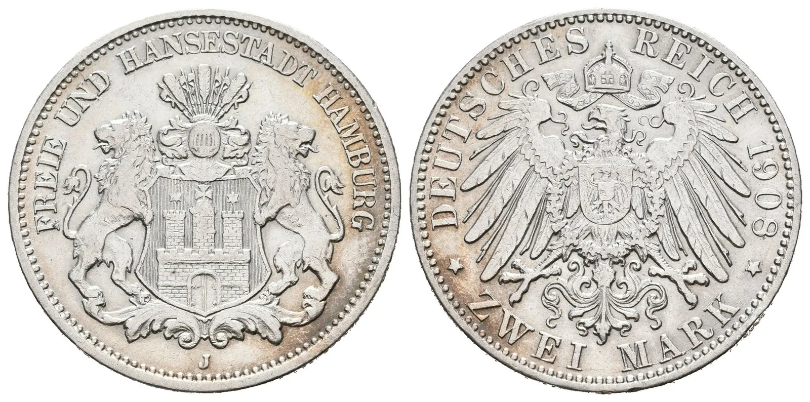 Hamburg, 2 Marka 1908