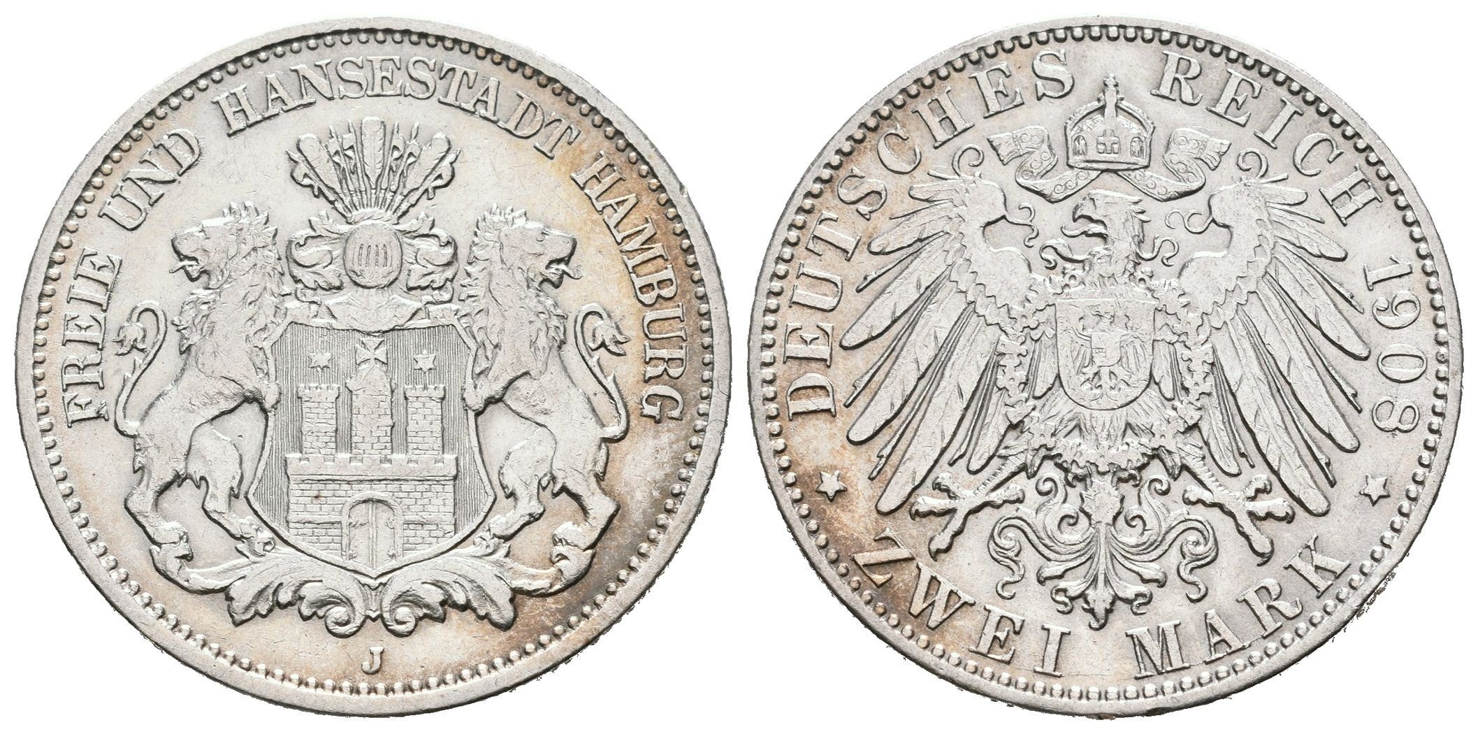 Hamburg, 2 Marka 1908