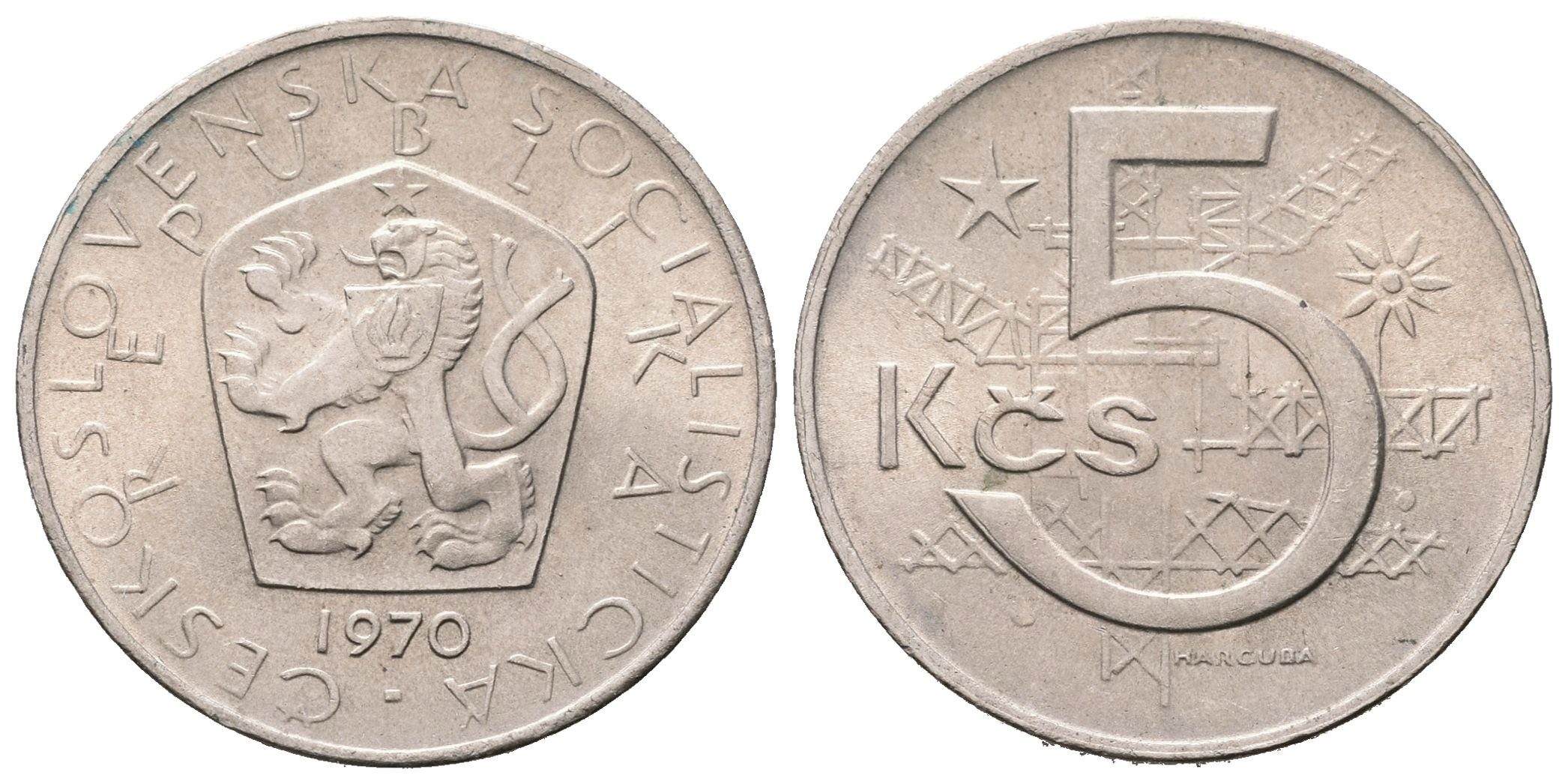 5 Koruna 1970