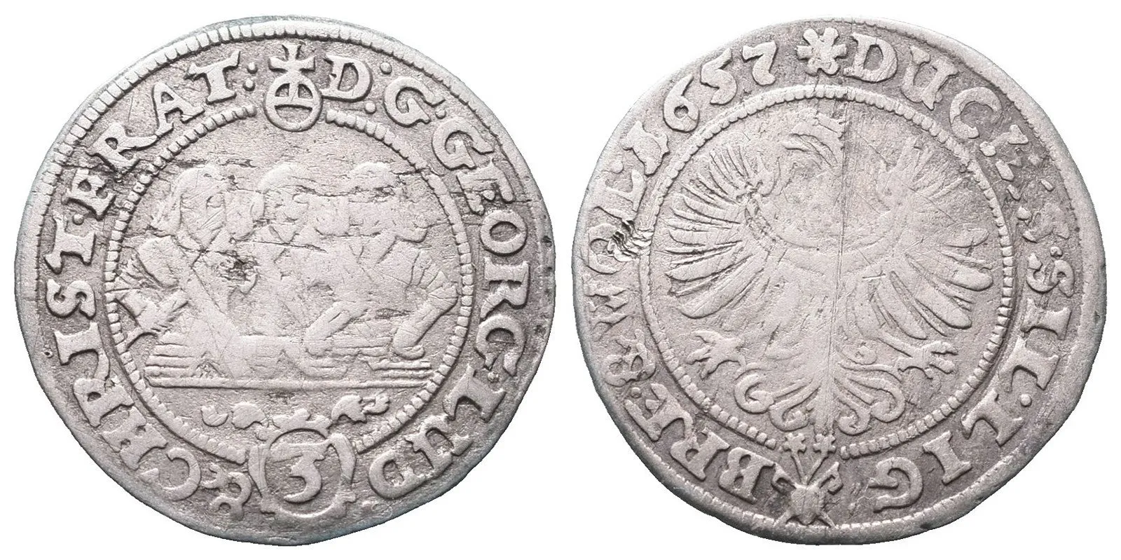 Lehnice - Břeh, Georg, Ludwig a Christian, 1639 - 1663 — 1