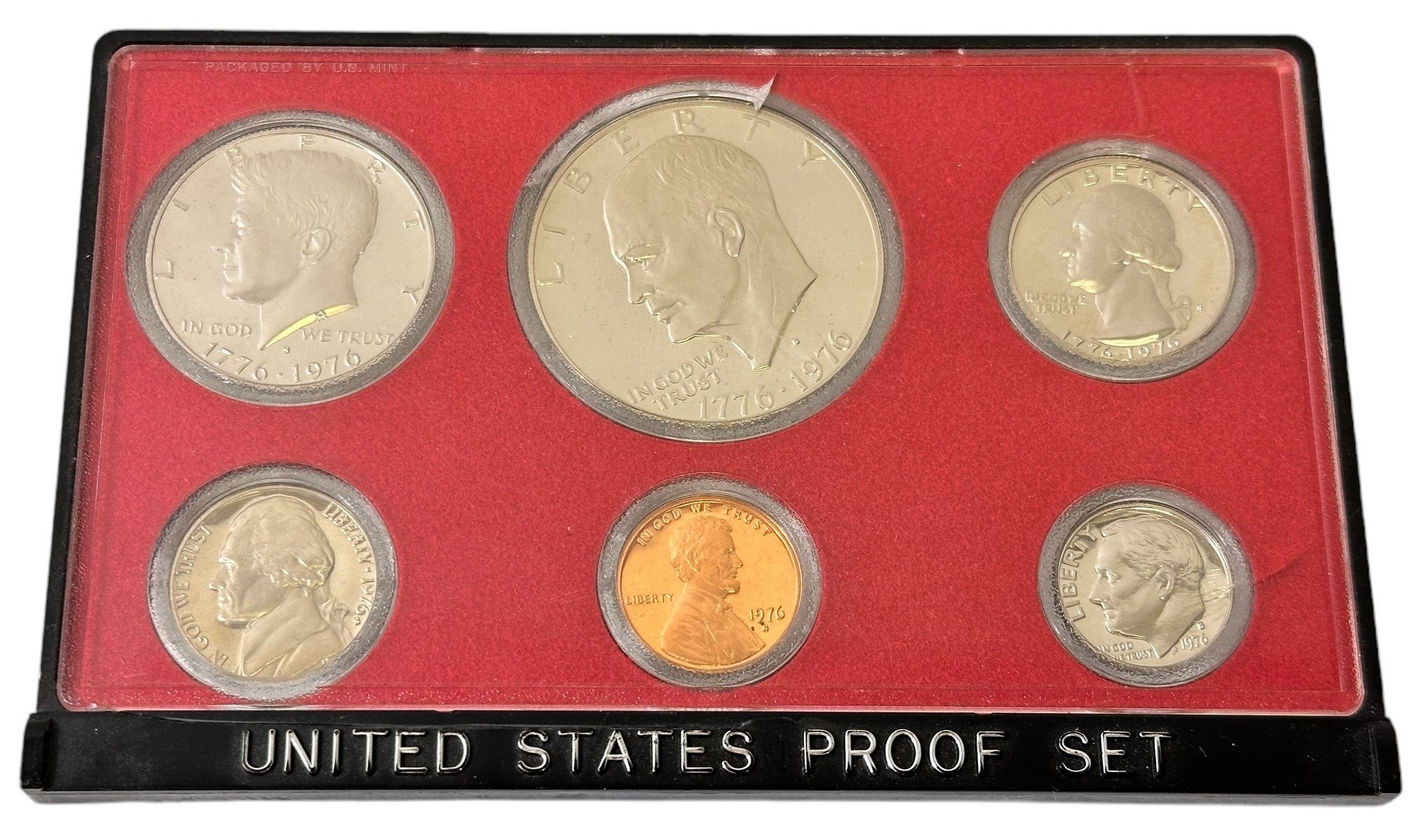 USA, Sada stříbrných a oběžných mincí 1976 - 200. Výročí USA