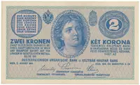 Rakousko - Uhersko, 2 Koruna 1914,série C, Hej.RU13c