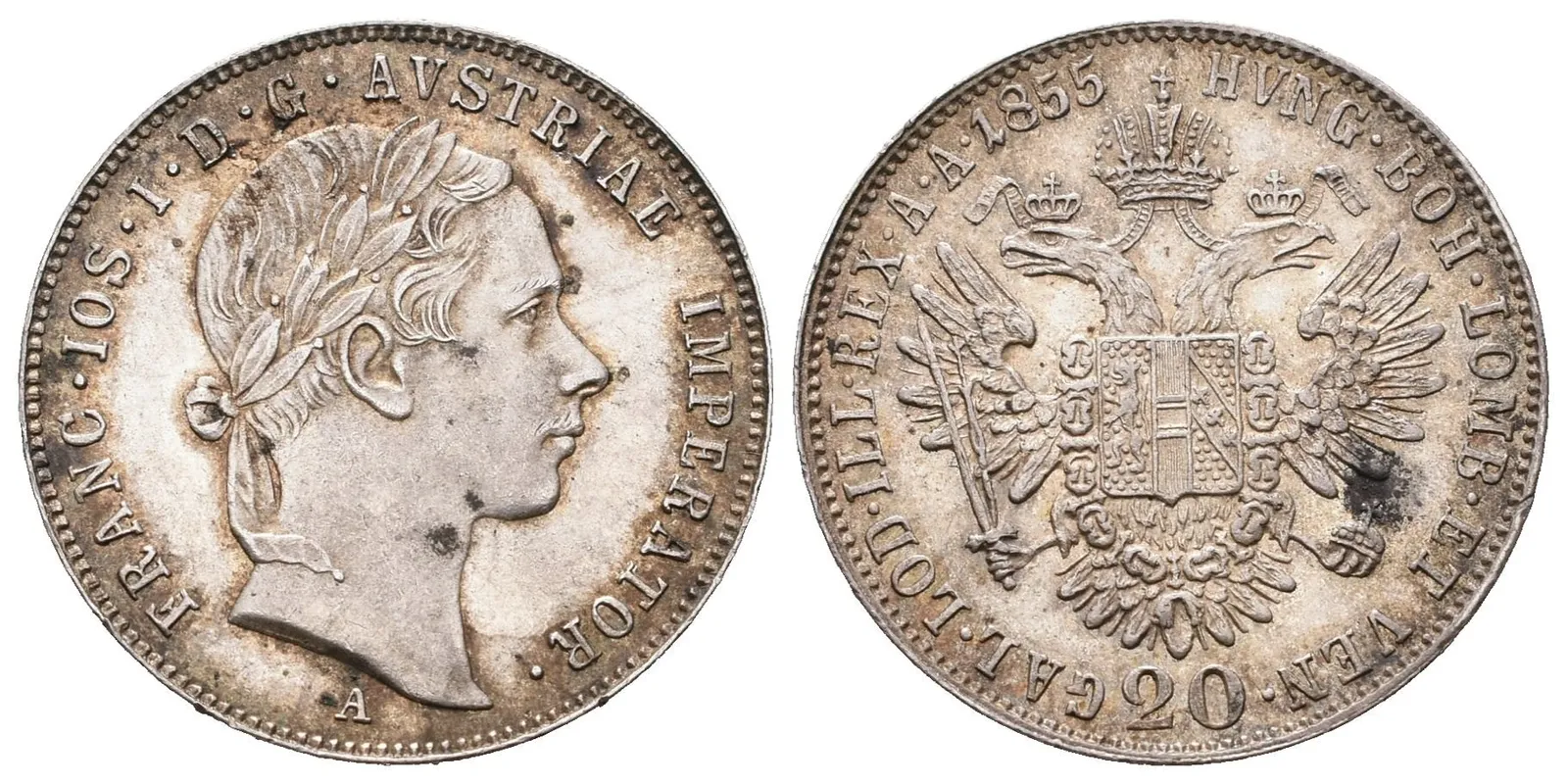 20 Krejcar 1855 A