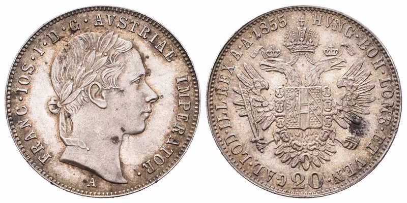 20 Krejcar 1855 A