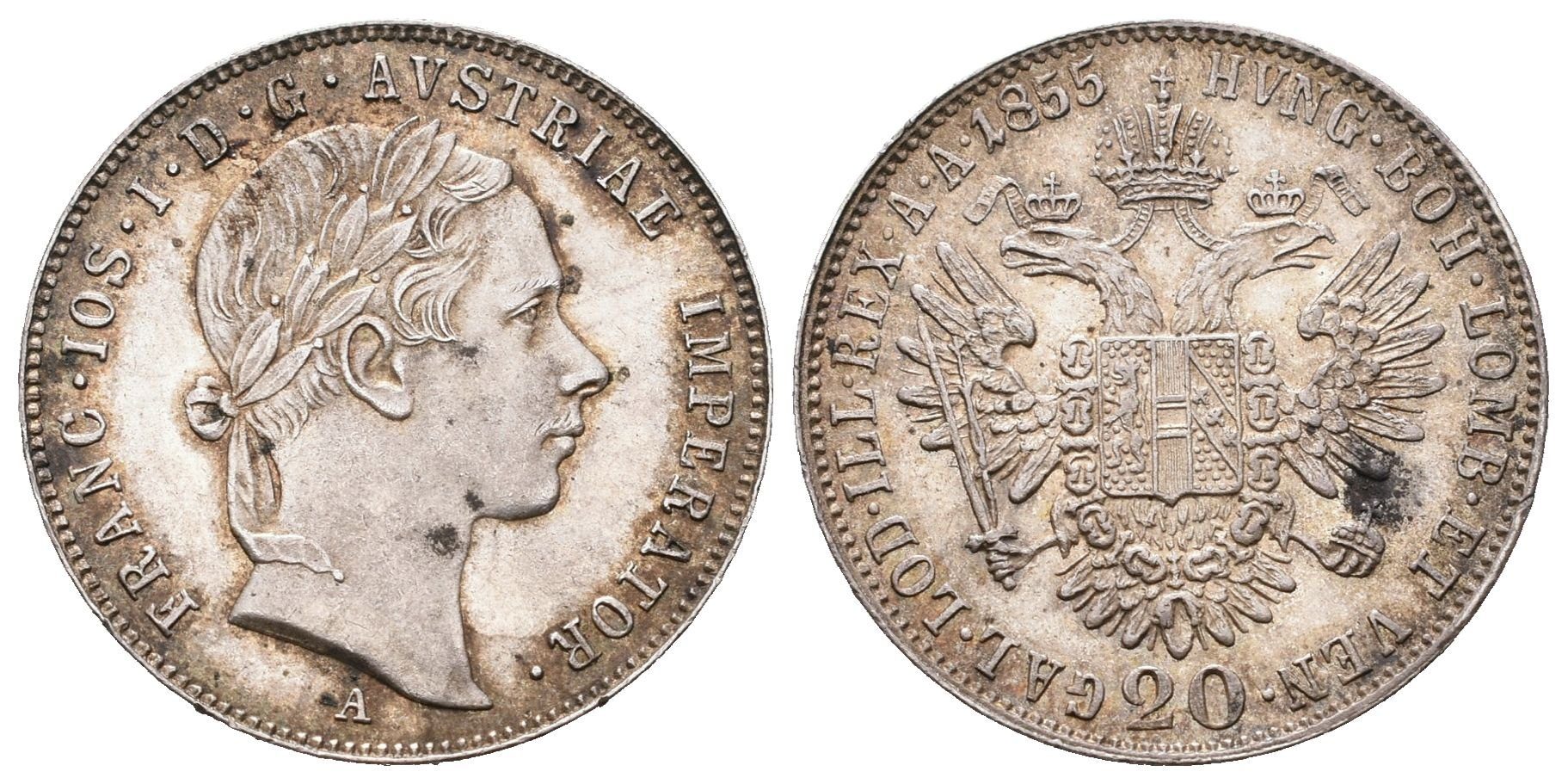 20 Krejcar 1855 A