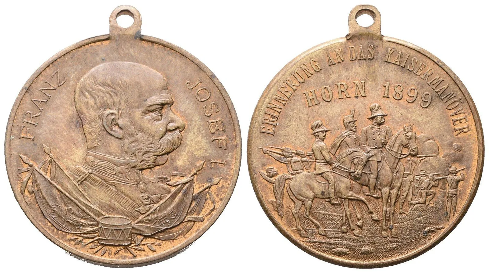 František Josef I., medaile vojenských manévrů — 1