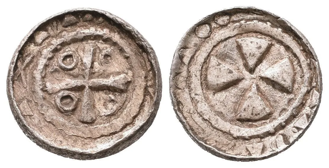 Denár (Sachsenpfennig/Randpfennig), minc. Naumburg, pod. Mol D 4:1/1, — 1