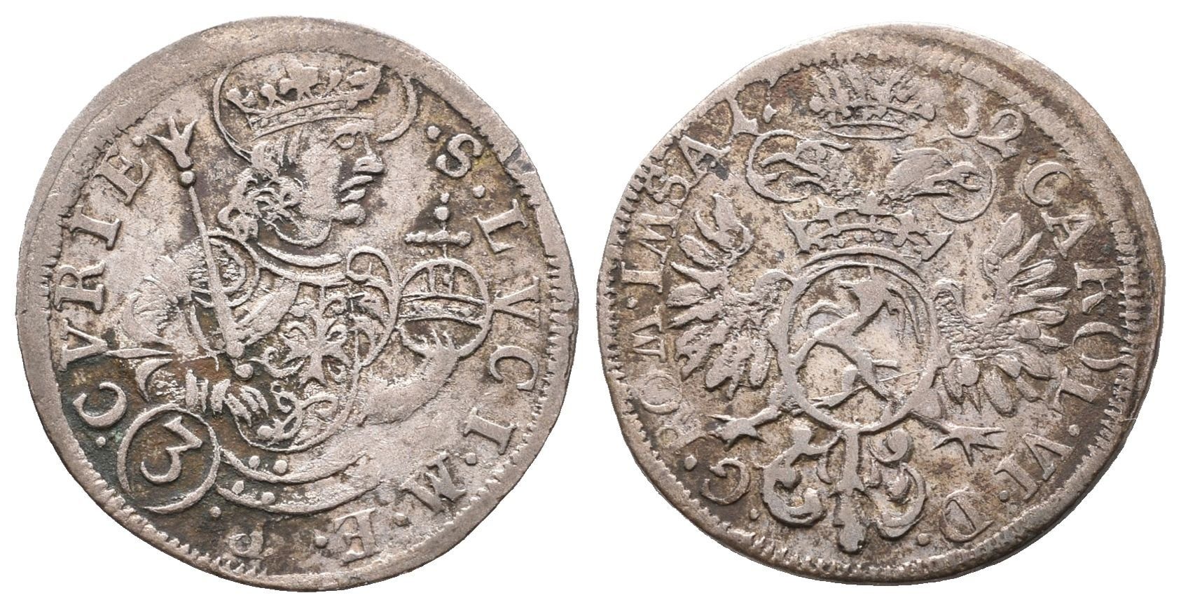 Švýcarsko - Chur, 3 Krejcar 1732