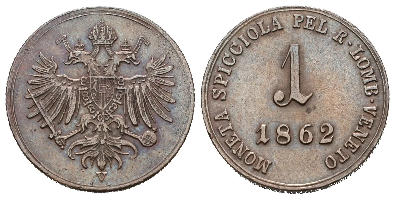 1 Soldo 1862 V