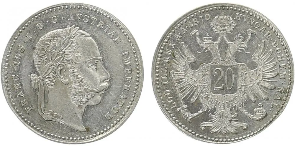 Rakouská a spolková měna, 1857 - 1892 — 1