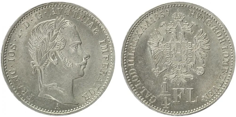 Rakouská a spolková měna, 1857 - 1892 — 1
