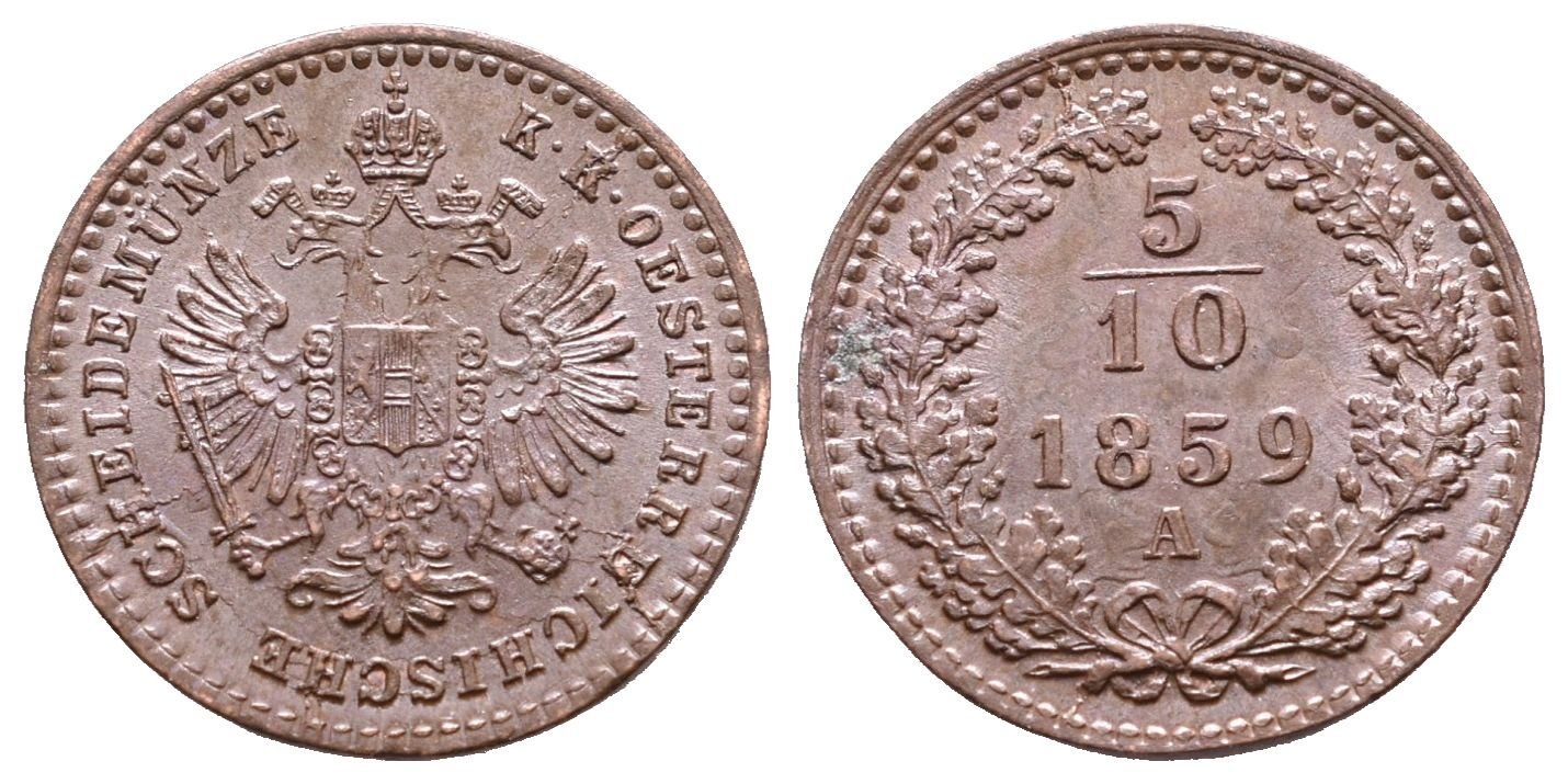 5/10 Krejcar 1859 A