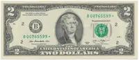 USA, 2 Dollars 2013, deklarace nezávislosti, náhradní série *, Pick.538r