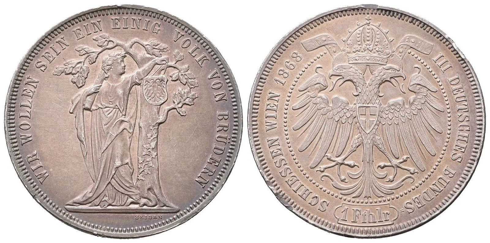 Rakouská a spolková měna, 1857 - 1892 — 1