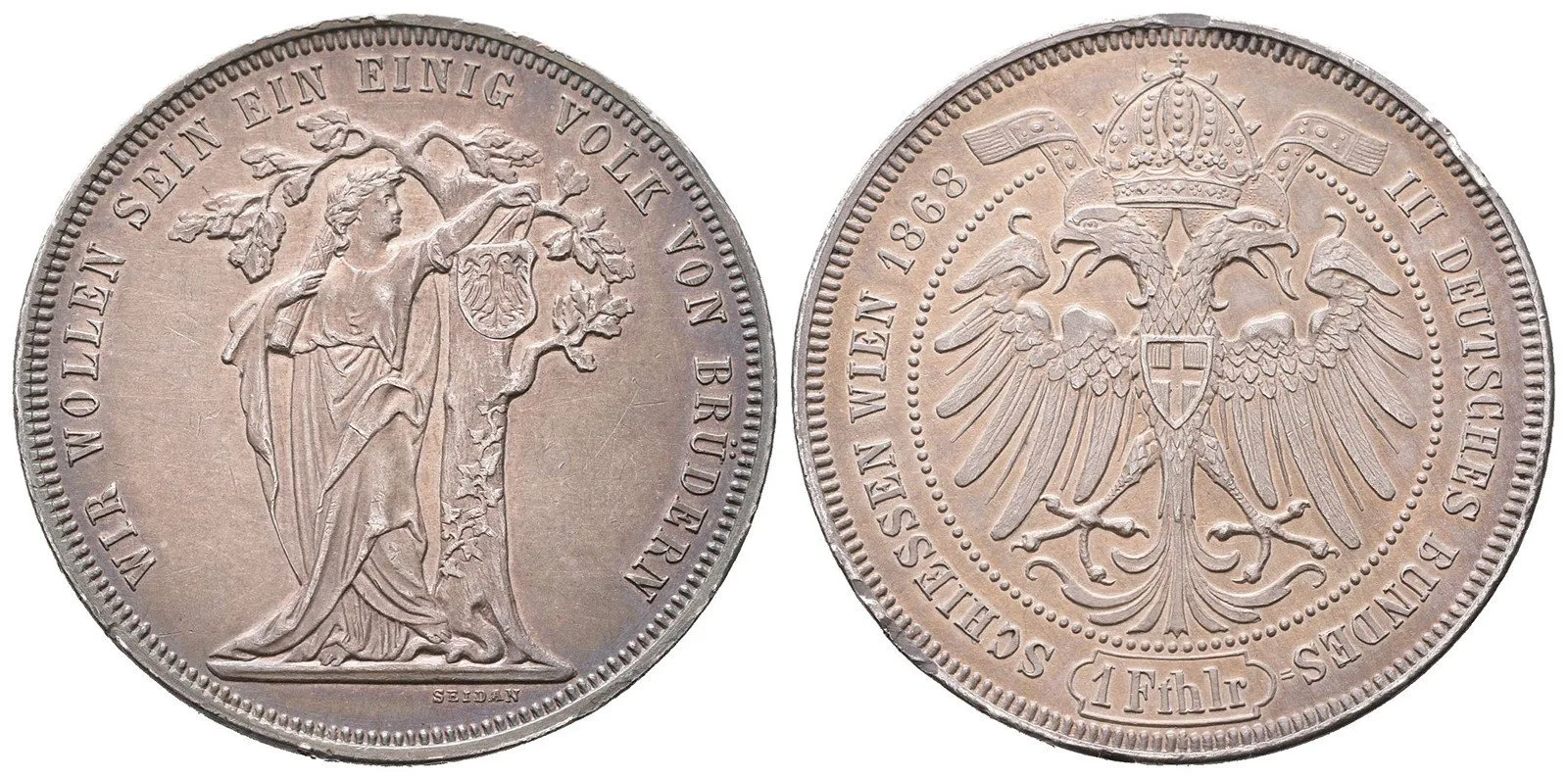 Rakouská a spolková měna, 1857 - 1892 — 1