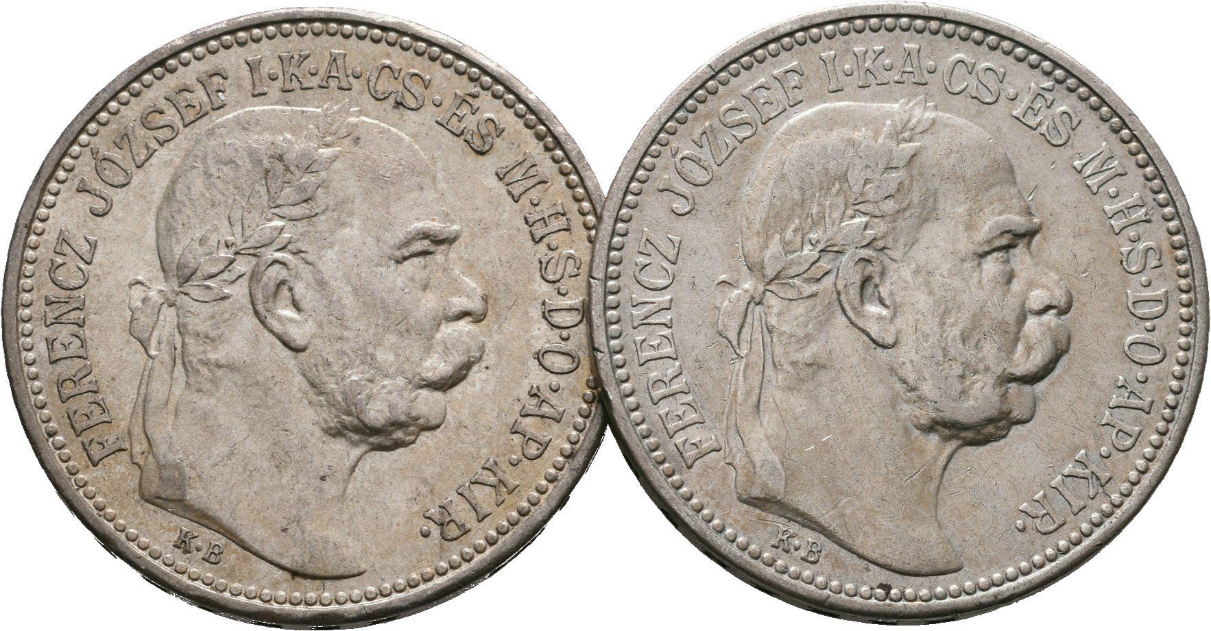 1 Koruna 1915 KB, lot 2 ks